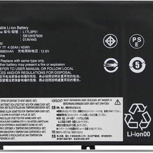 01AV445, L17L3P51, Lenovo ThinkPad E480, E490 Battery