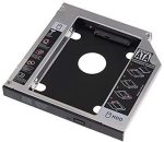 Universal 12.7mm SATA to SATA 2nd (2.5") HDD, SSD Hard Drive Caddy adapter, Optical Bay