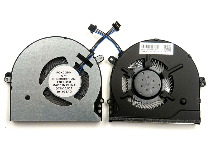 HP Pavilion 15-CC, 15-CK, 927918-001 Cooling Fan