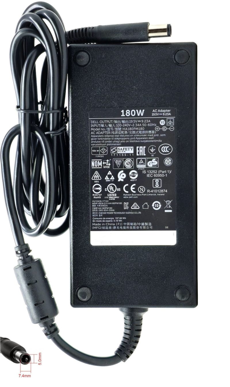 DELL 180W-19.5V 9.23A 7.4*5.0mm tip Ac Adapter - Image 3
