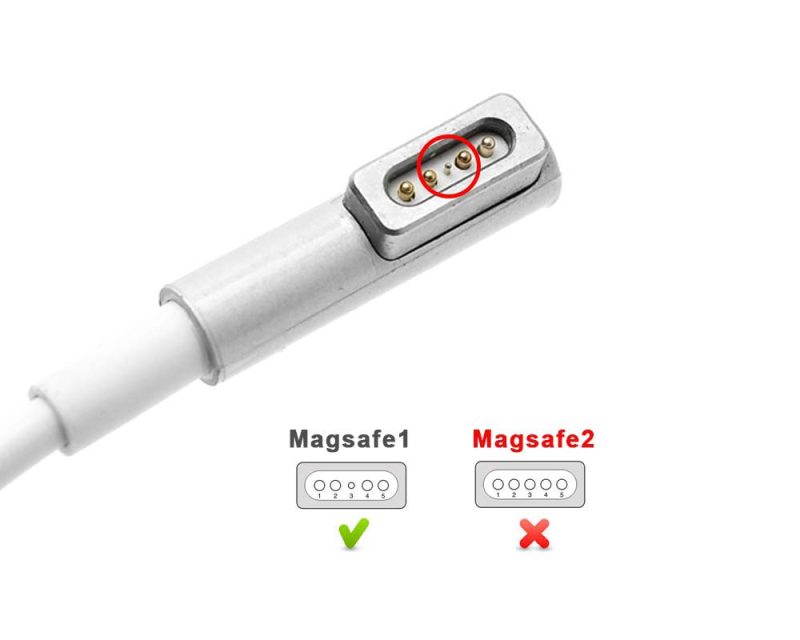Apple 60W-16.5V 3.65A " L" Shape MagSafe 1 connector Ac power Adapter, MacBook Charger - Image 3