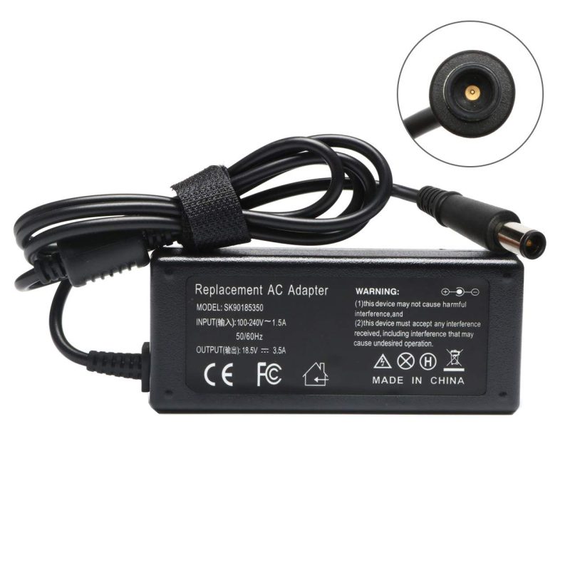 HP 65W-18.5V 3.5A 7.4*5.0mm tip Ac Adapter