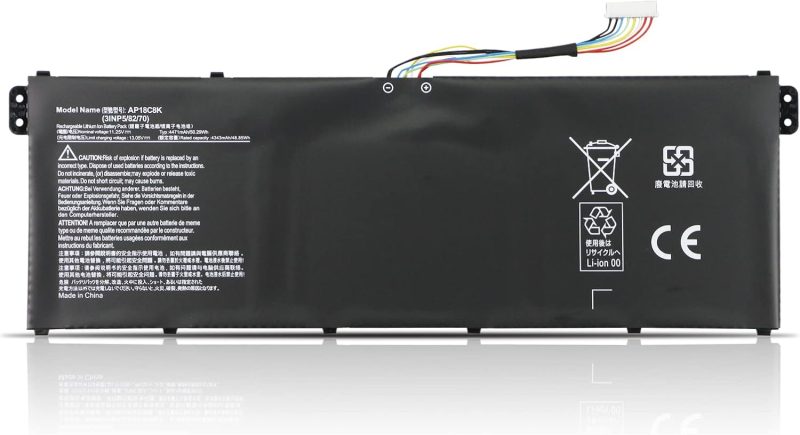 KT00304012, AP18C4K, Acer Aspire 5 A515-54G Battery