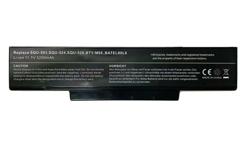 SQU-524, BTY-M66, Asus Z94 Battery - Image 2