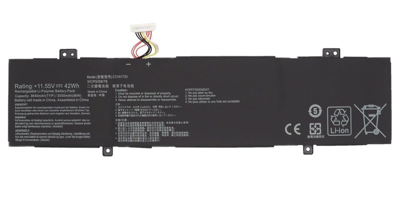 C31N1733, Asus VivoBook Flip 14 TP412U, TP412FA Battery