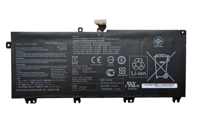 B41N1711, Asus Strix GL503VD, FX503VM Battery