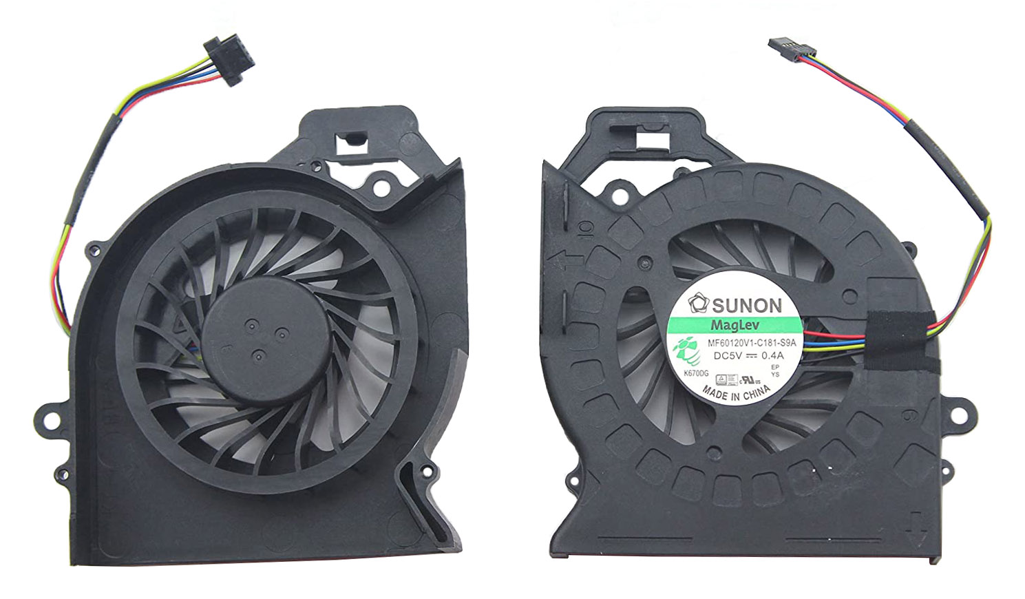 thumbnail image 2 of NEW HP CPU Cooling Fan For Pavilion Dv6-6c29wm, Dv6-6c35dx, Dv6-6c40us Series - 4-Pin 2 of 6