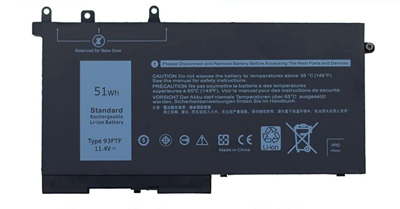 GJKNX Dell Latitude 5480, Precision 3520 Battery - Image 2