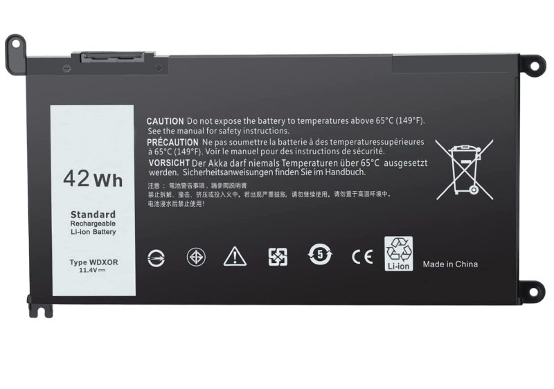 WDX0R Dell Inspiron 13 5368, 15 5567 Battery