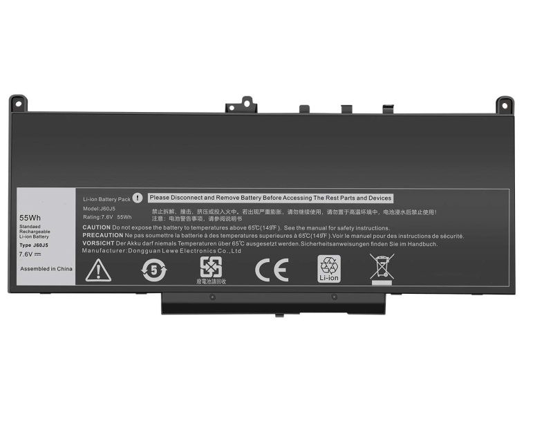 J60J5, DELL Latitude E7470, E7270 Battery