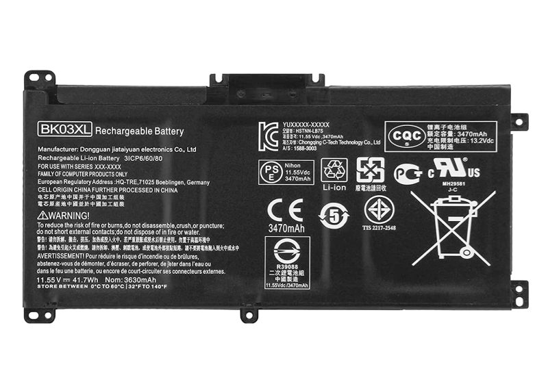 BK03XL HP PAVILION X360 14-BA, 14M-BA Battery
