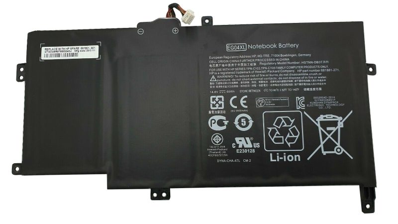 EG04XL, HP Envy SleekBook 6-1000 Battery