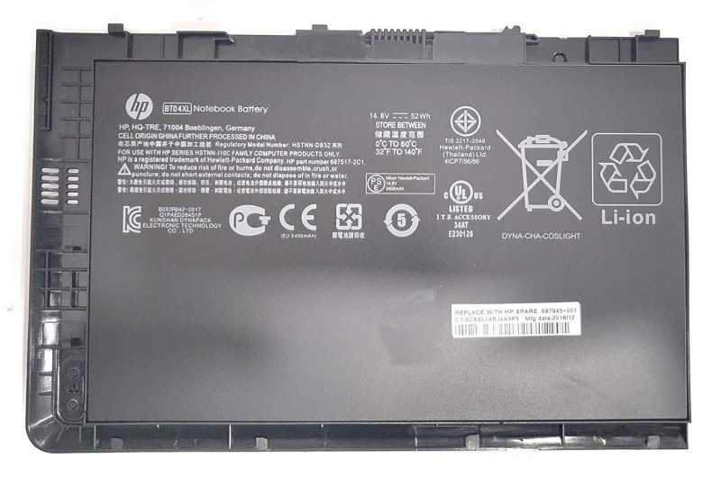 BT04XL, HP EliteBook 9470m, 9480m Battery - Image 2
