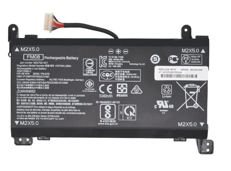 FM08 HP Omen 17-AN, 17T-AN100 Laptop Battery