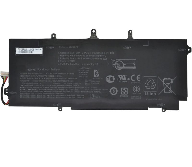 BL06XL, HP EliteBook Folio 1040 G1 Battery