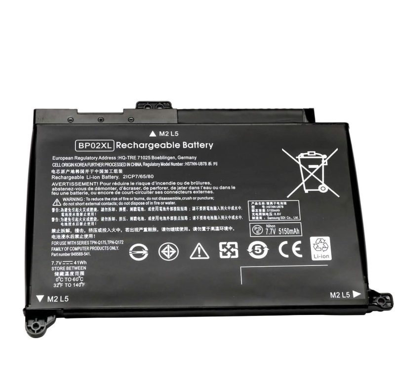BP02XL, HP Pavilion 15-AU, 15-AW Battery