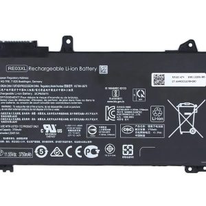 RE03XL, HP PROBOOK 450 G6, 440 G7 Battery