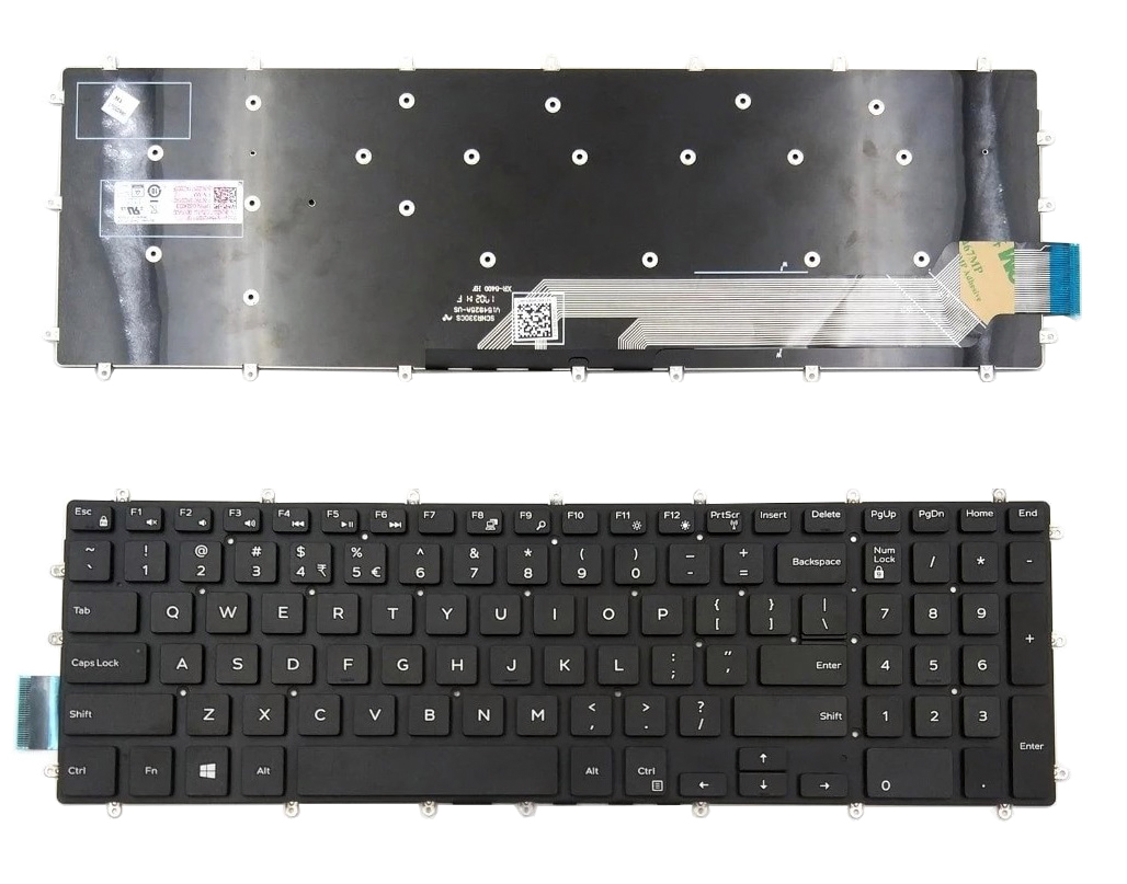 0TX7F9 DELL Vostro 3590, NO-Frame Keyboard