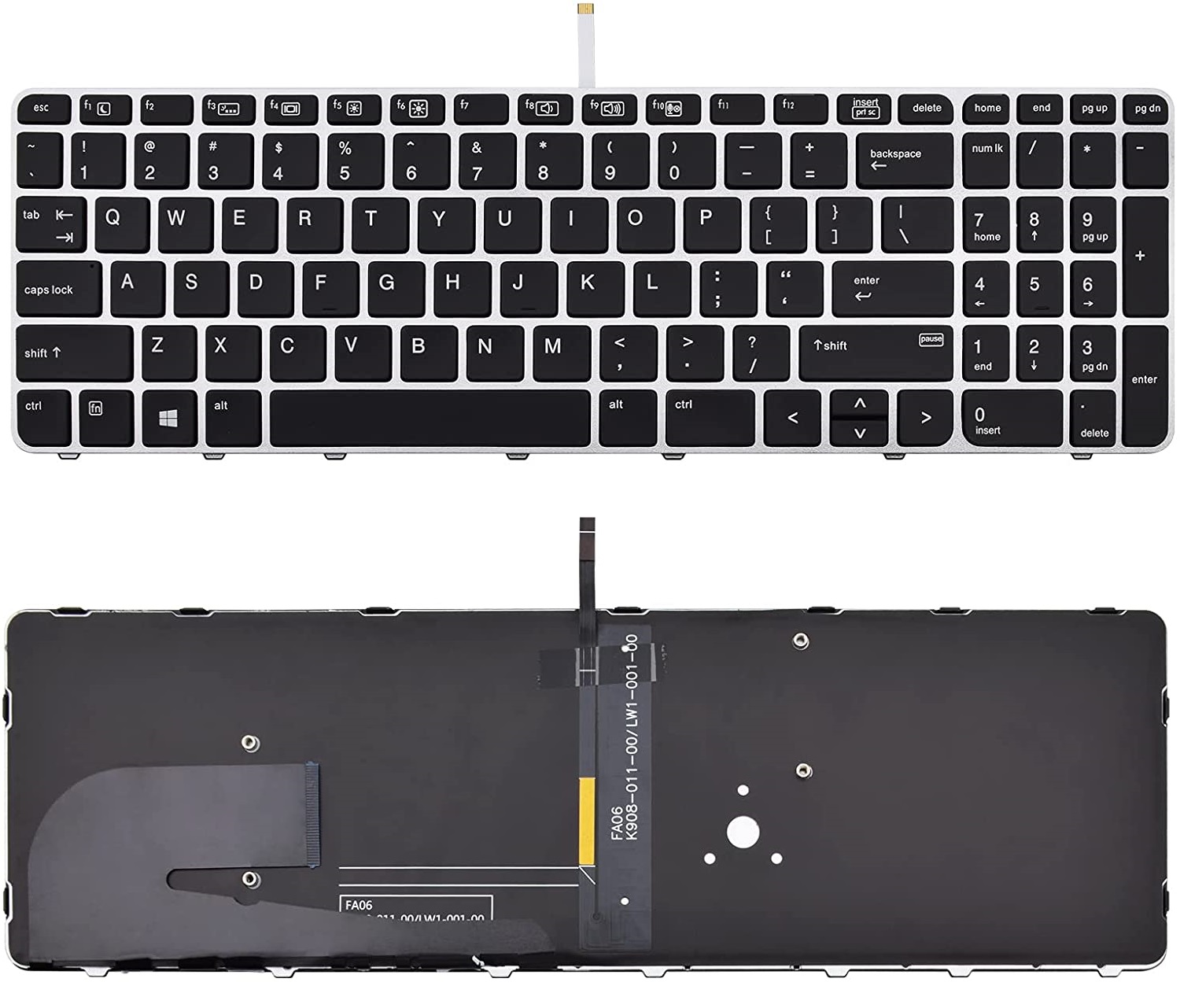 HP EliteBook 850 G3, 850 G4, ZBOOK 15U G3 Keyboard