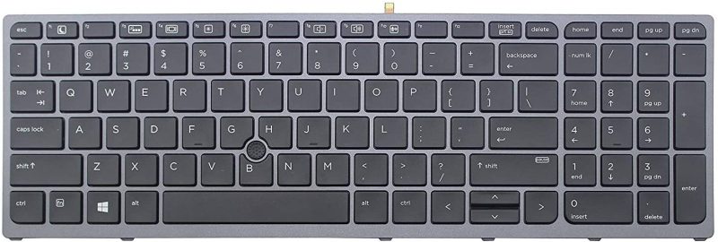 HP ZBook 15 G3, 17 G3 Keyboard - Image 2
