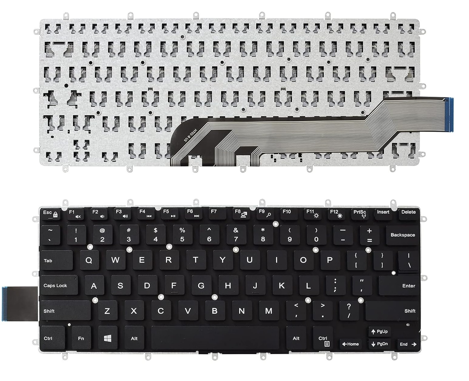DELL INSPIRON 13 5368, 13 7368, 0M07JJ Keyboard