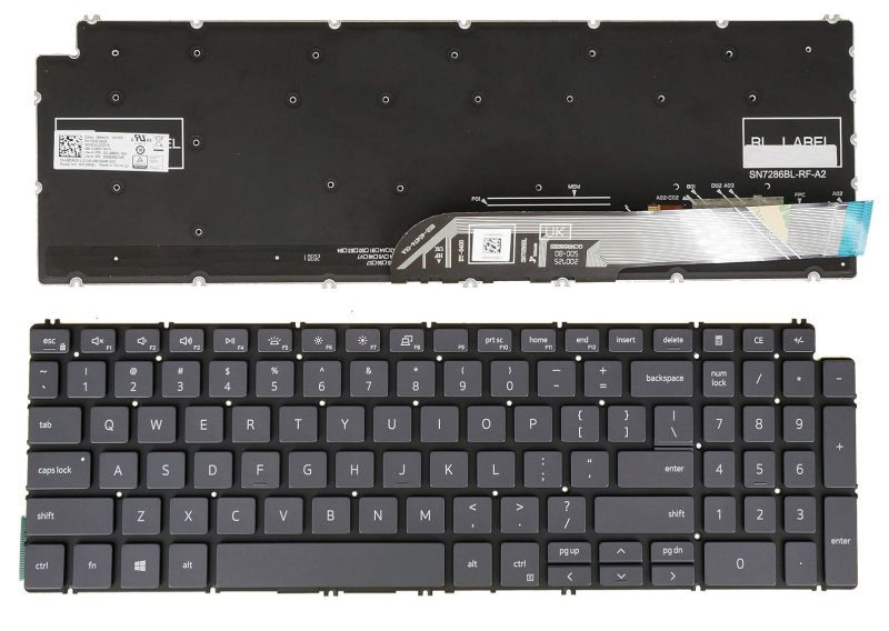 01FRFK, 0GMXM, Dell Inspiron 15-7590, 5584, 5593 Keyboard - Image 2