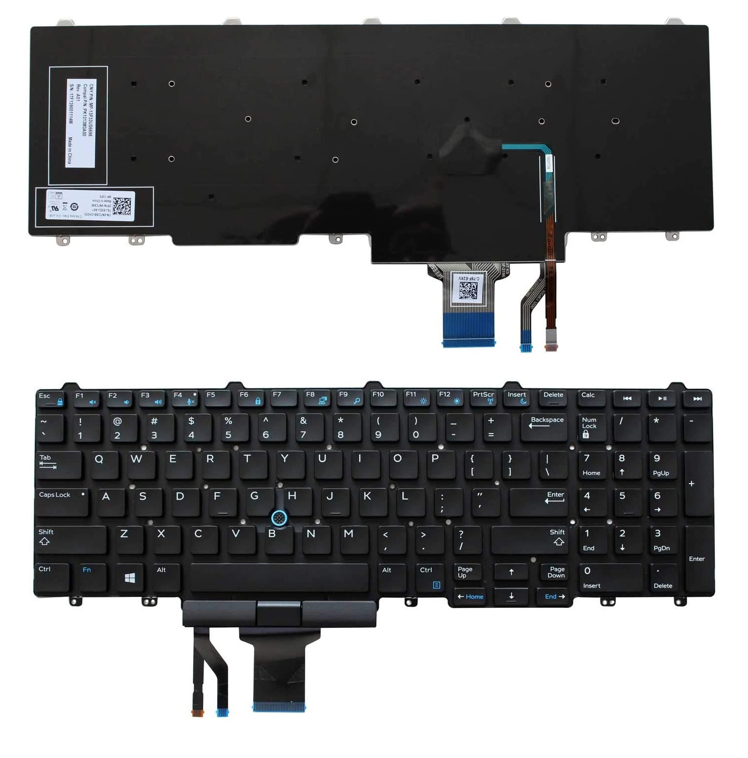 0N7CXW, Dell Latitude E5550, E5580 Keyboard