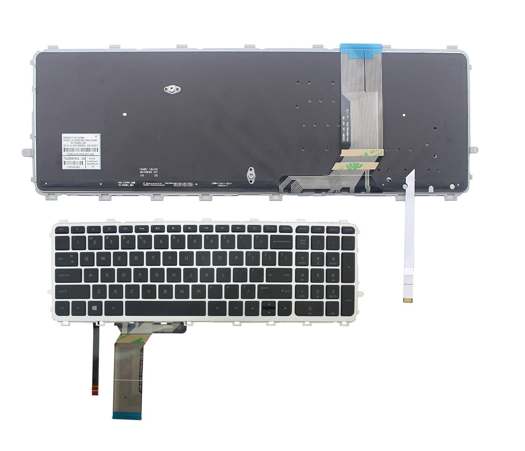 736685-001, HP ENVY 15-J, 17-J Keyboard