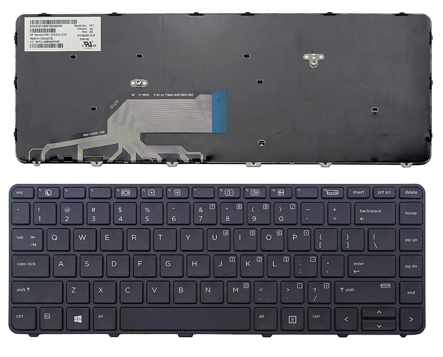 HP ProBook 440 G3, 640 G2 Keyboard