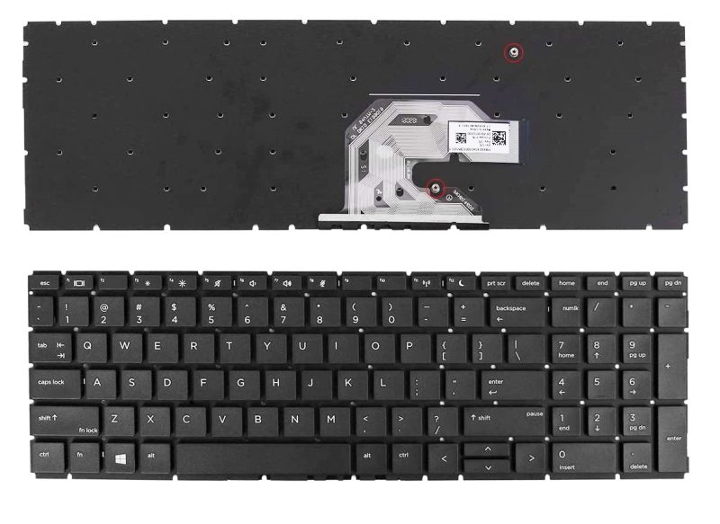 V181646BS1 HP ProBook 450 G7 Keyboard