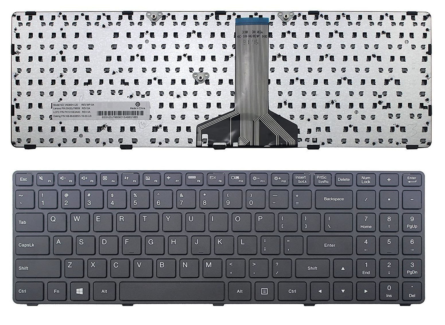 Lenovo IdeaPad 100-15IBD Keyboard