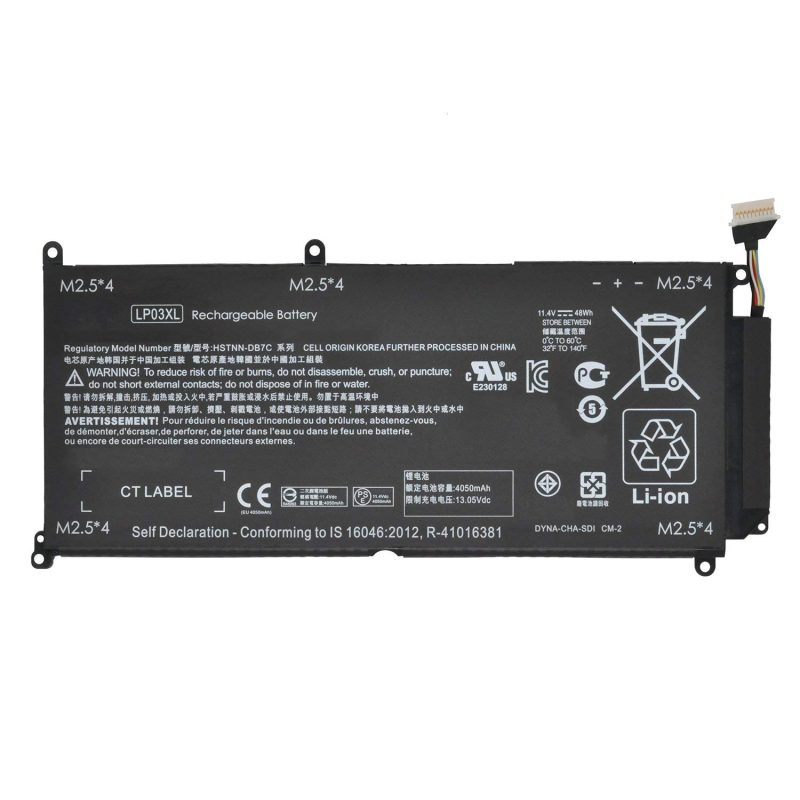 HP Envy 14-J, 15-AE000, M6-P Series, LP03XL Battery