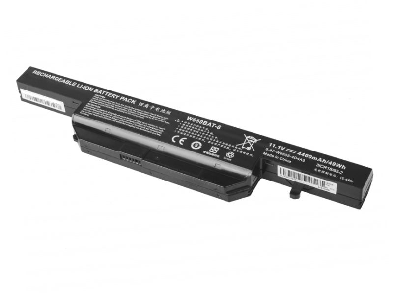 W650BAT-6, Clevo W650 Battery