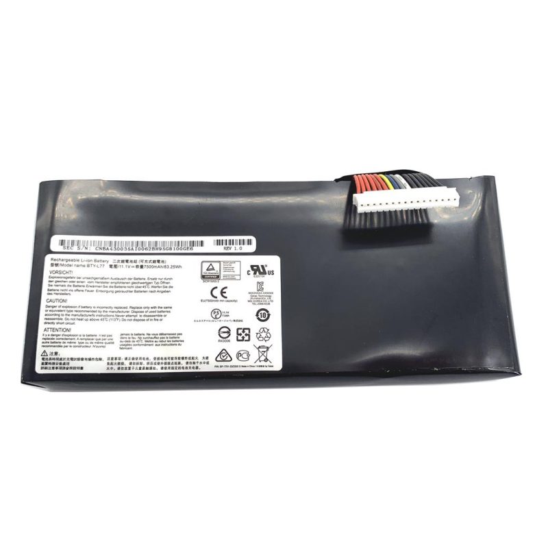 BTY-L77, MSI GT72, GT80, WT72 Battery - Image 2