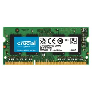 4GB Crucial Mac 4GB DDR3-1333MHz Laptop Memory Module