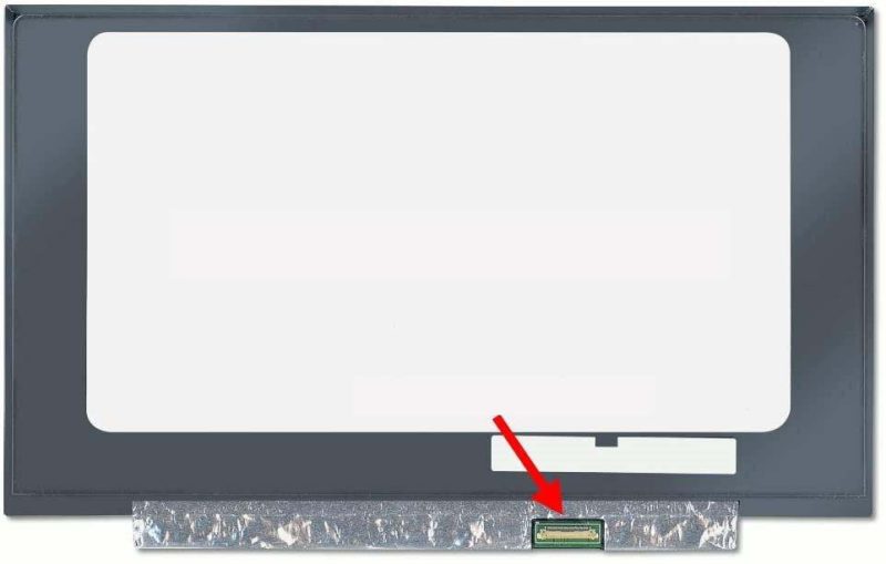 SLIM-LED 14.0″ WXGA HD-1366*768, 30 Pin BOTTOM RIGHT-N140BGA-EA4 REV.C1, 315mm Wide, TOP & BOTTOM BRACKETS - Image 4