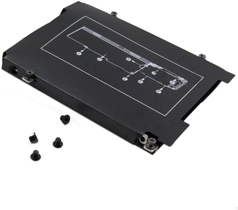 7mm, (2.5") HDD, SSD Hard Drive replacement Caddy Frame Bracket with Screws - Image 2