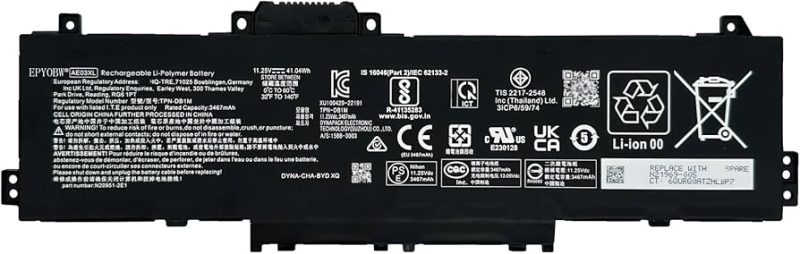 AE03XL, HSTNN-AB1B, HP 240 G10, 245 G10 Battery