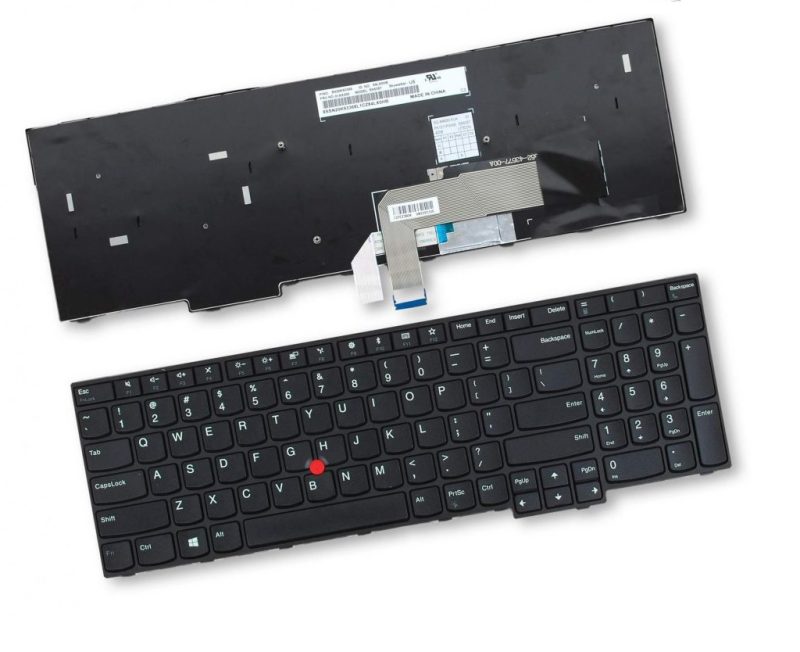 01AX200, Lenovo ThinkPad E570 E575 Black-Frame Keyboard