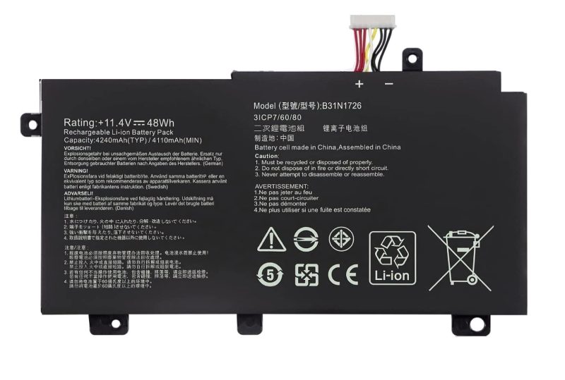 B31N1726, ASUS TUF Gaming FX504GD, STRIX G531GT Battery