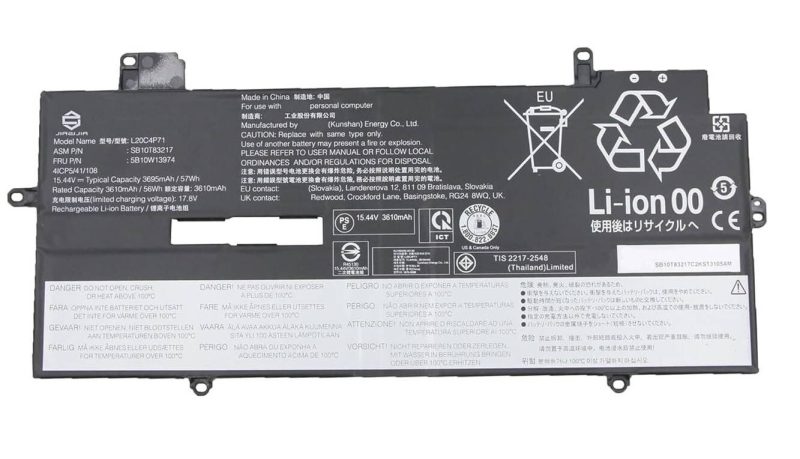 L20C4P71, Lenovo ThinkPad X1 Carbon 9th Gen1 Battery,
