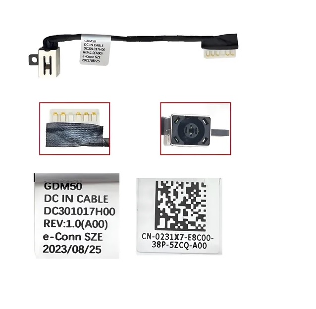 Dell INSPIRON 15-3520, 15-3520, DC301017H00 DC Power Jack